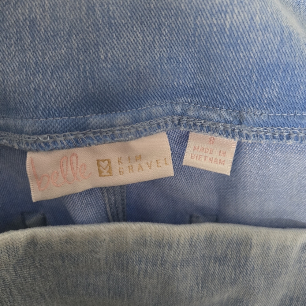 Belle Beach by Kim Gravel Delray Denim Cropped Jean - Picture 4 of 5